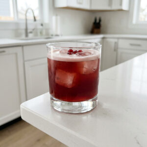 Pomegranate Whiskey Sour Cocktail Recipe