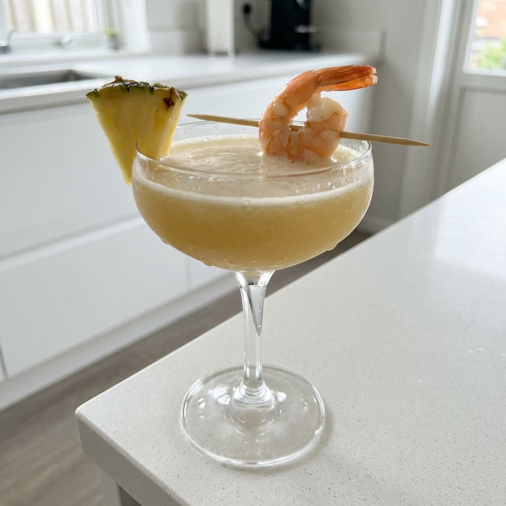 Prawn and Pineapple Daiquiri Cocktail Recipe
