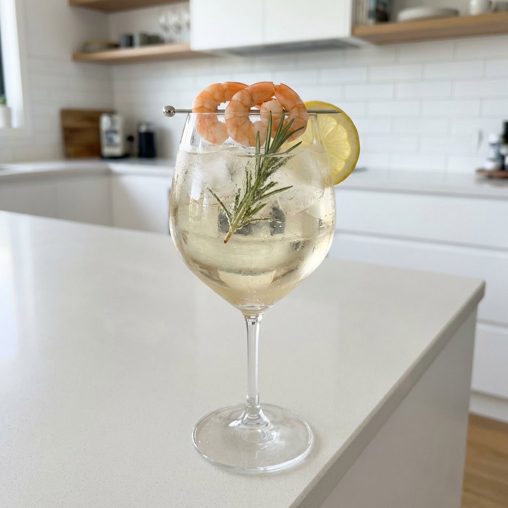 Prawn and Rosemary Spritz Cocktail Recipe