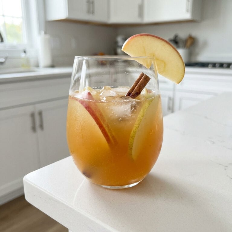 Pumpkin Apple Sangria Mocktail Recipe