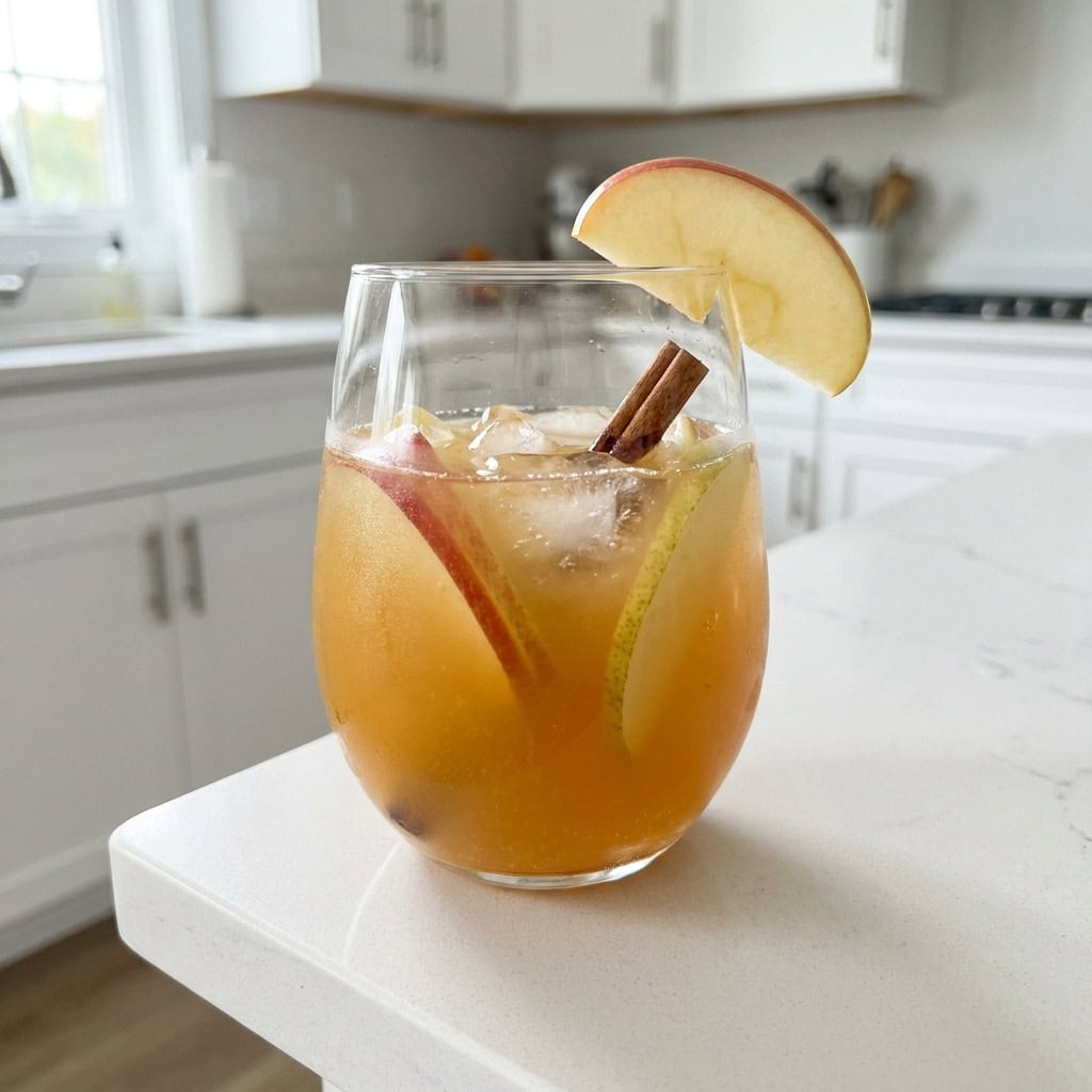 Pumpkin Apple Sangria Mocktail Recipe