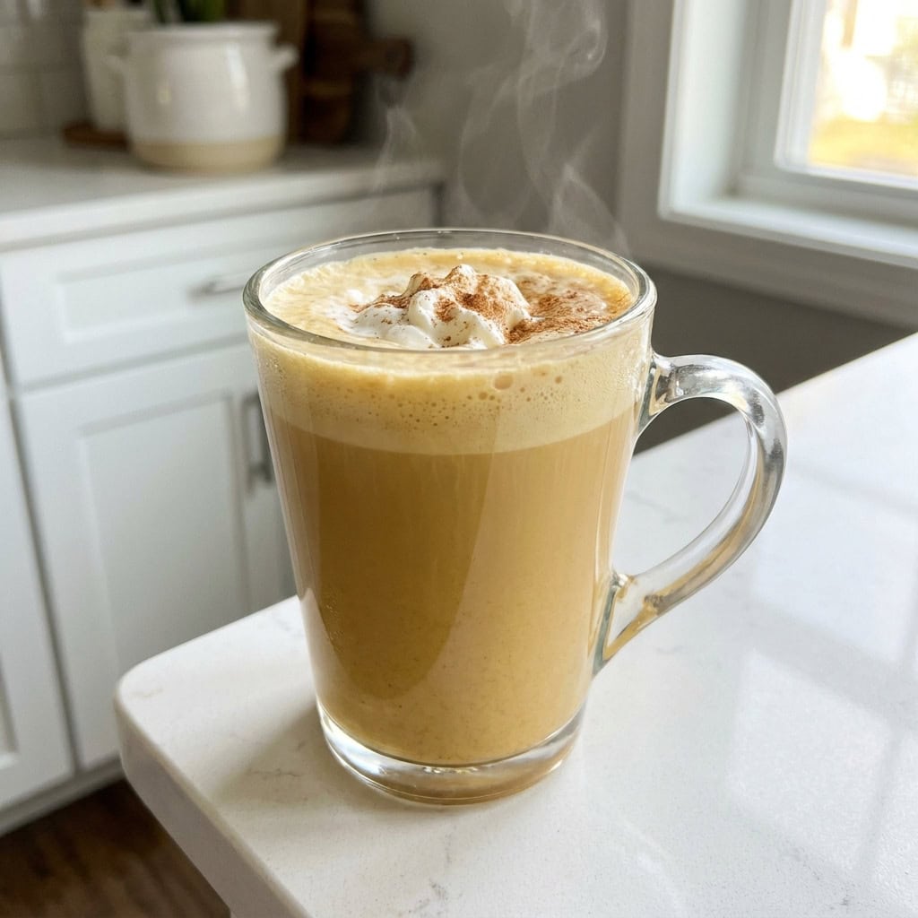 Pumpkin Maple Latte Mocktail Recipe