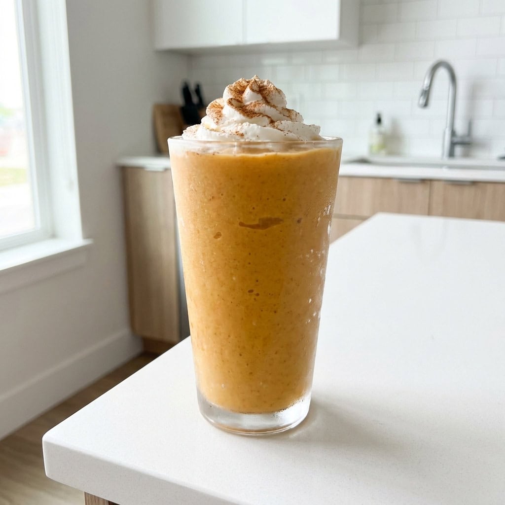 Pumpkin Pie Smoothie Mocktail Recipe
