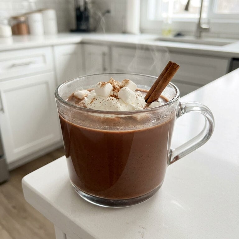 Pumpkin Spice Hot Chocolate Mocktail Recipe