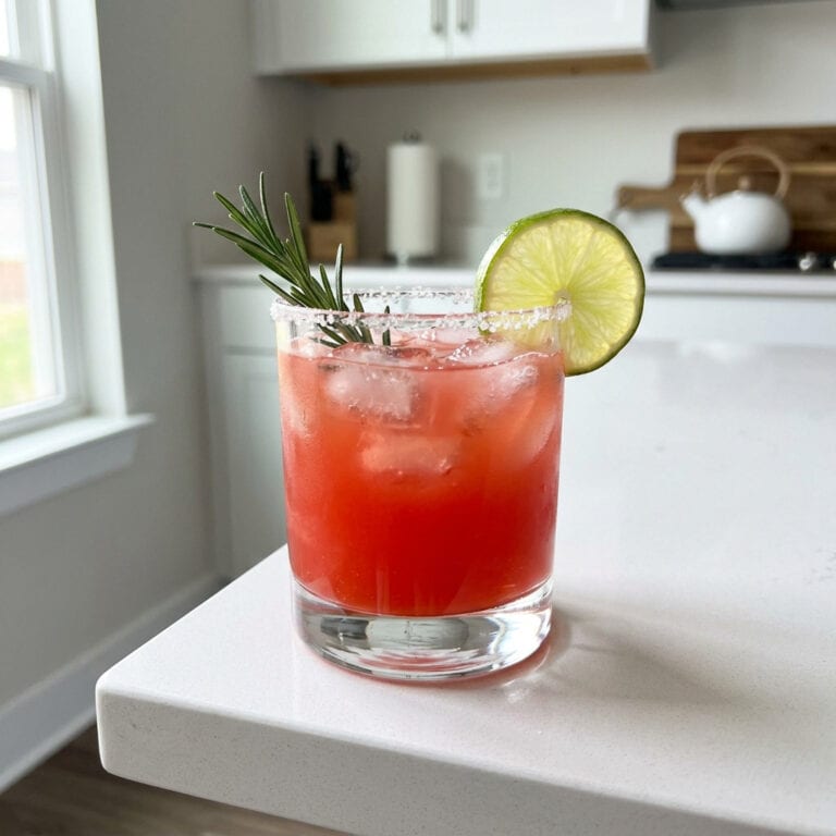 Rosemary Blood Orange Margarita Cocktail Recipe