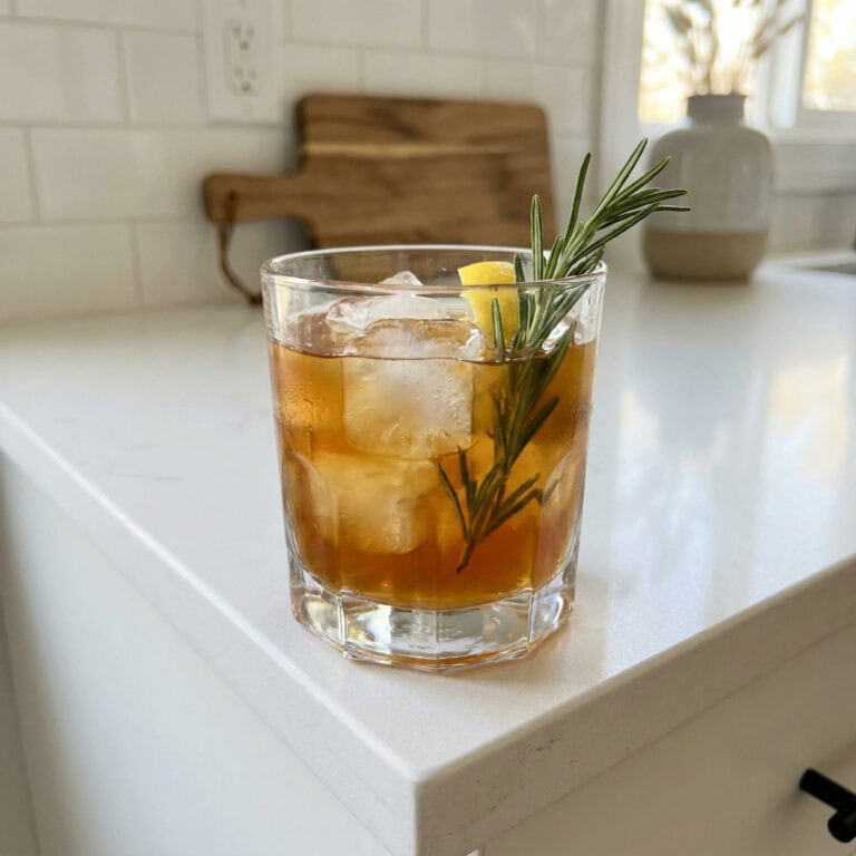 Rosemary Bourbon Smash Cocktail Recipe