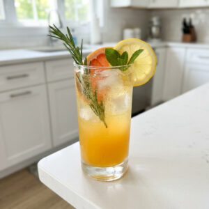 Rosemary Citrus Spritzer Mocktail Recipe