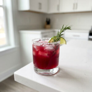 Rosemary Cranberry Margarita Cocktail Recipe