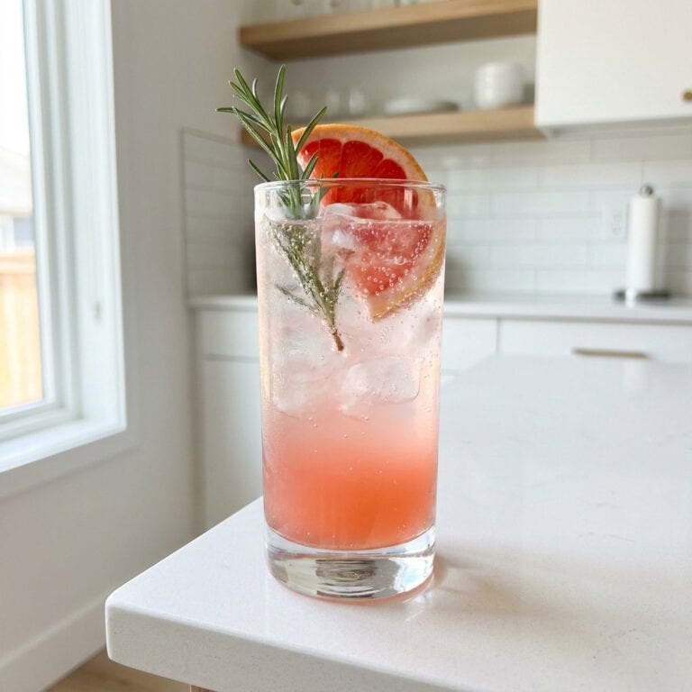 Rosemary Grapefruit Gin Tonic Cocktail Recipe