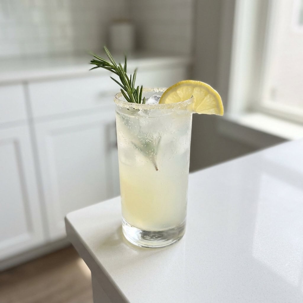 Rosemary Vanilla Vodka Lemonade Cocktail Recipe
