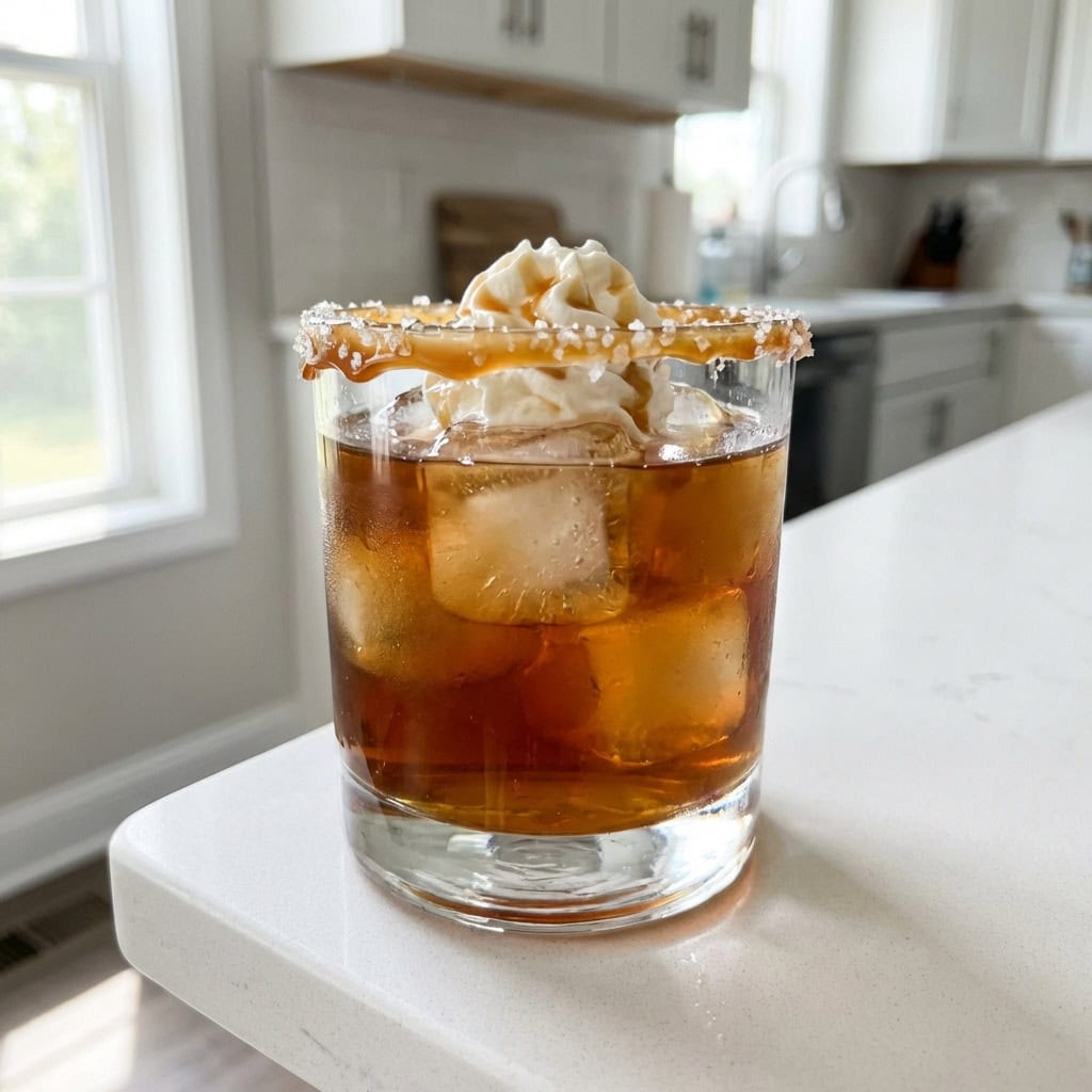 Salted Caramel Bourbon Cocktail Recipe
