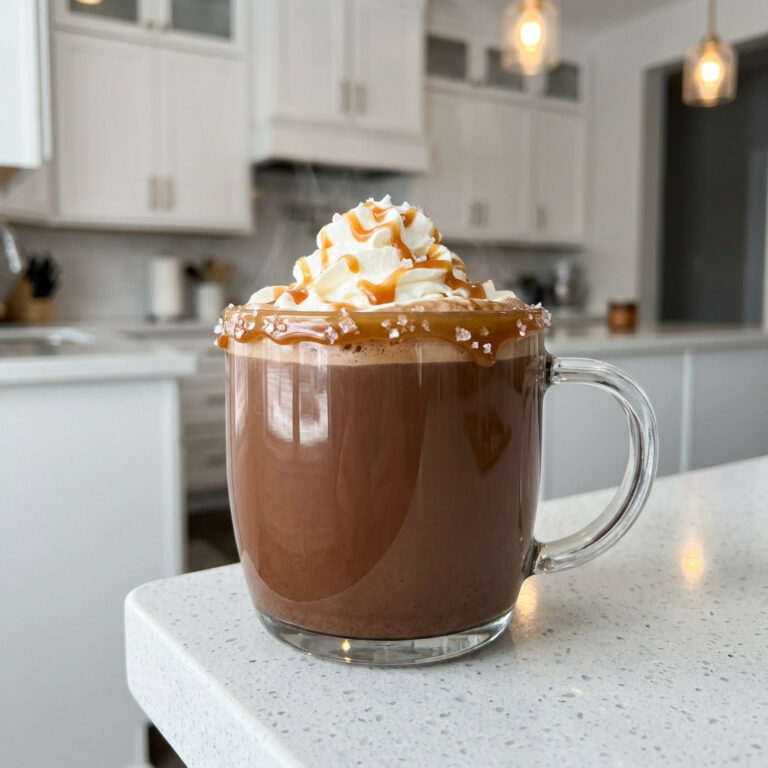 Salted Caramel Cocoa Mocktail Recipe