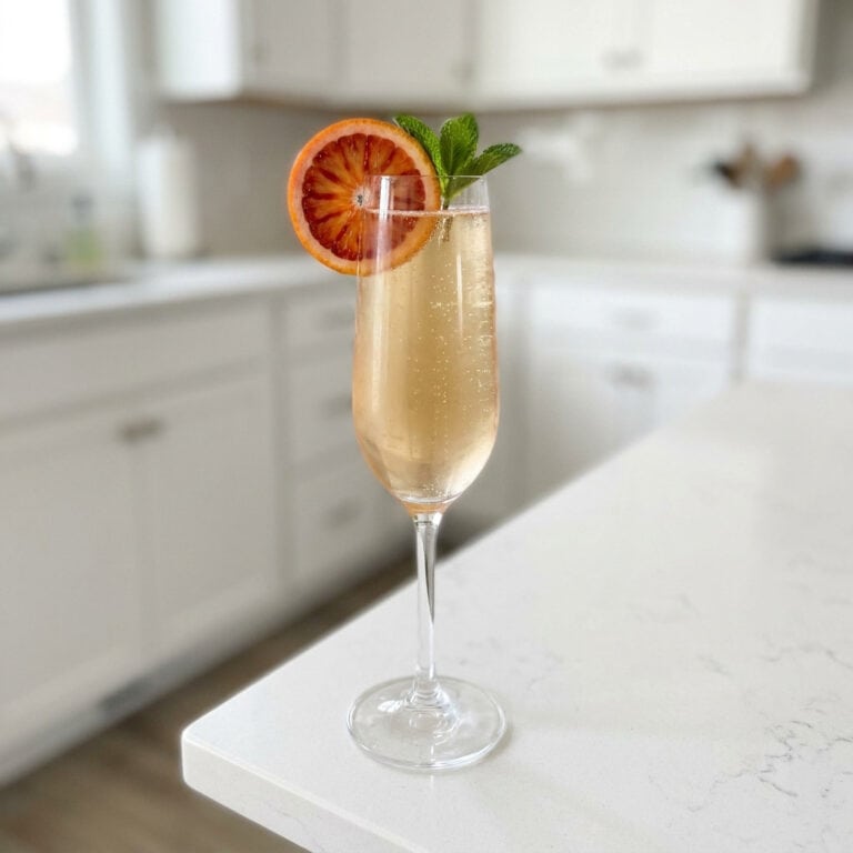 Sparkling Elderflower Mimosa Cocktail Recipe