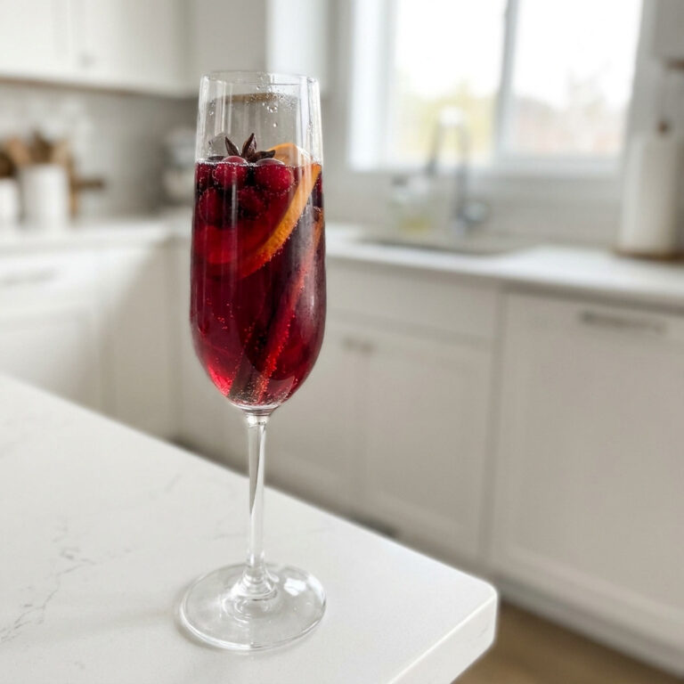Sparkling Mulled Wine Cocktail Recipe