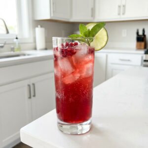 Sparkling Pomegranate Juice Mocktail Recipe