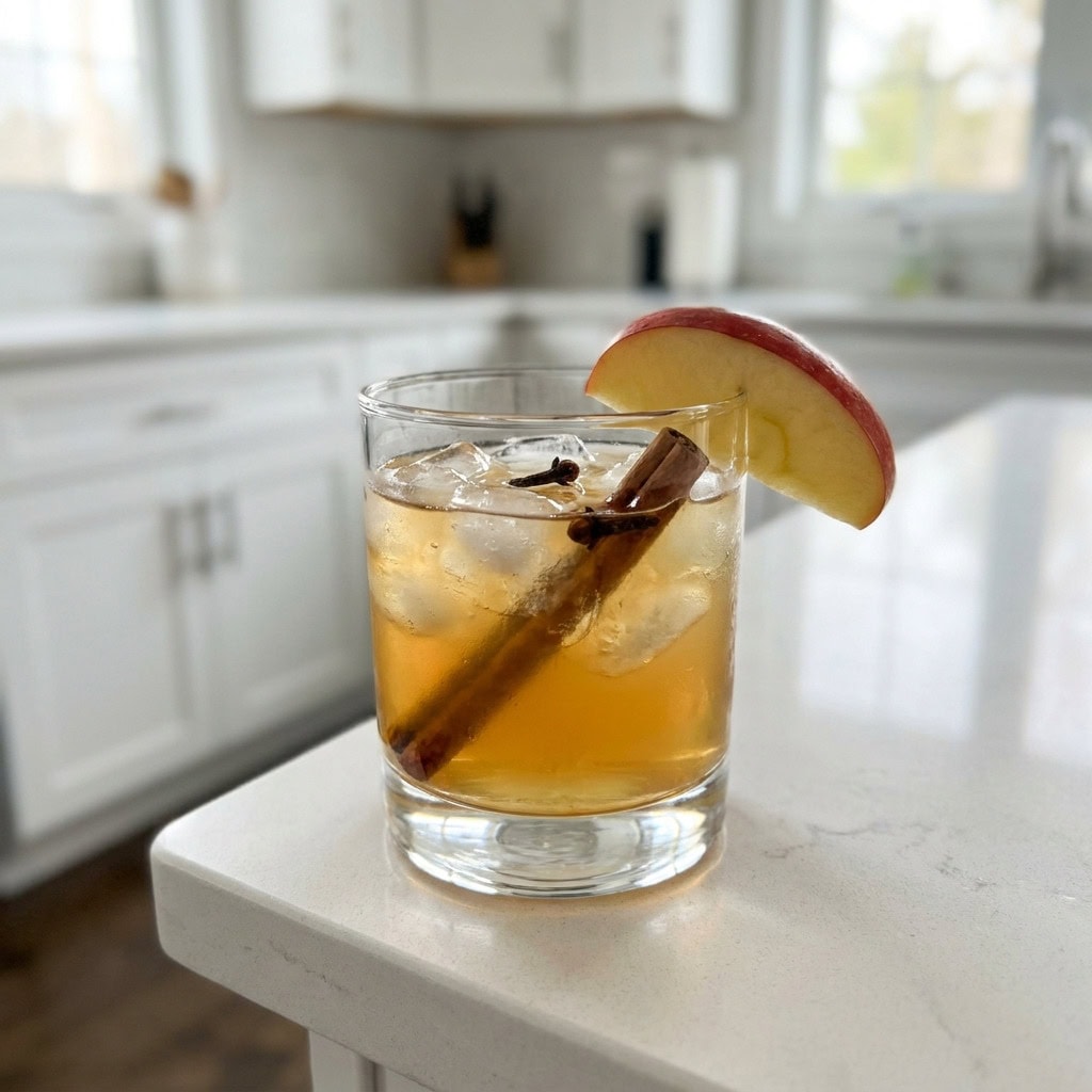 Spiced Apple Vodka Cider Cocktail Recipe