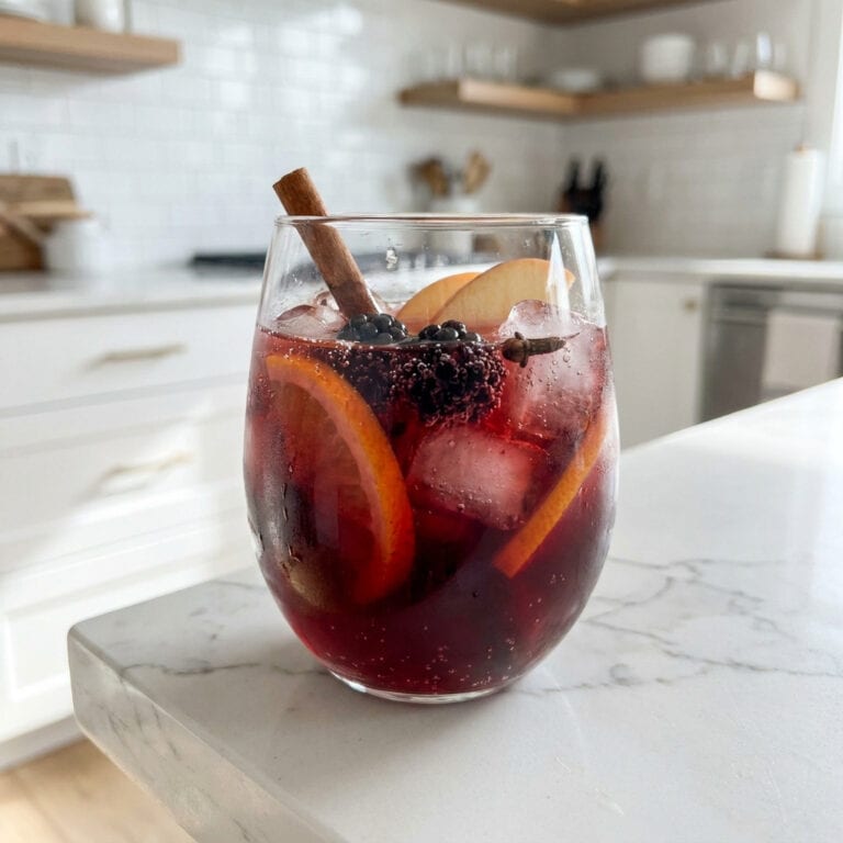 Spiced Blackberry Sangria Cocktail Recipe
