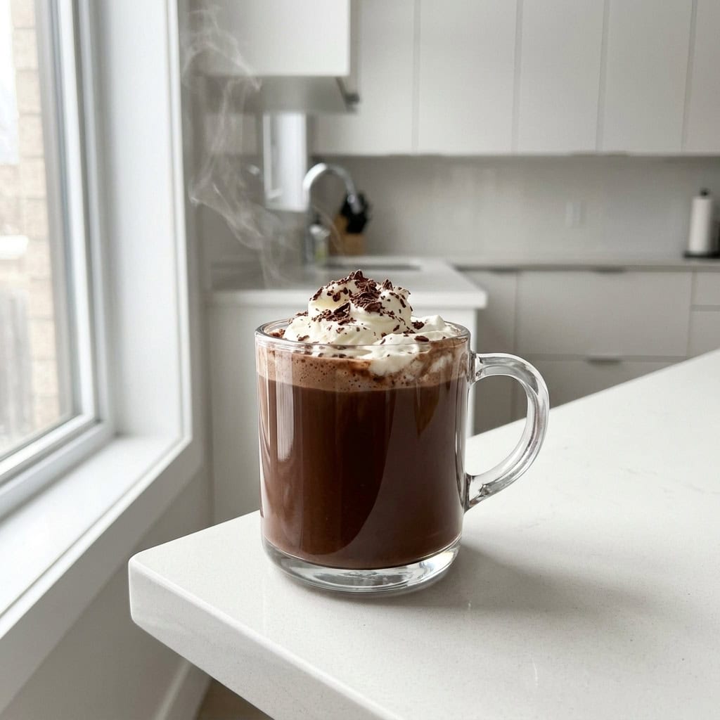 Spiced Coconut Hot Chocolate Cocktail Recipe