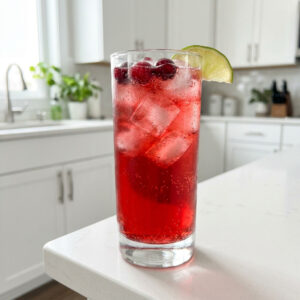 Spiced Cranberry Ginger Beer Fizz Cocktail Recipe