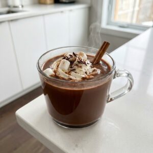 Spiced Hot Chocolate Mocktail Recipe