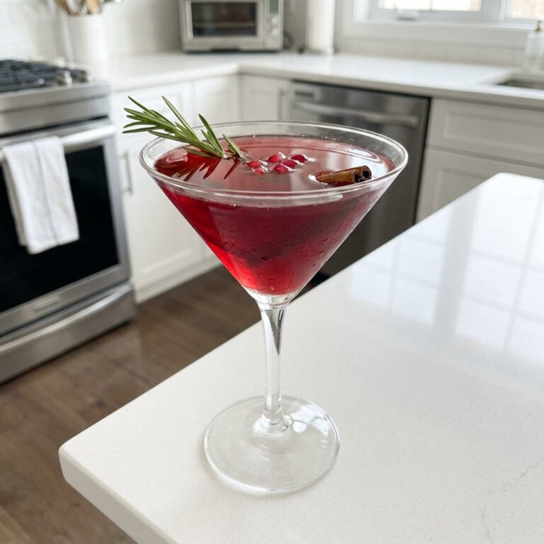 Spiced Pomegranate Gin Cocktail Recipe