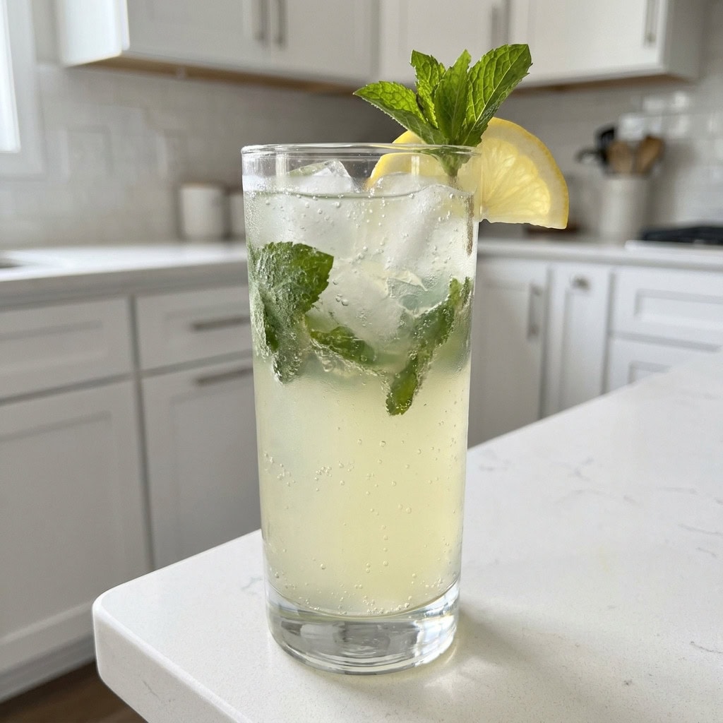 Spiked Mint Lemonade Cocktail Recipe