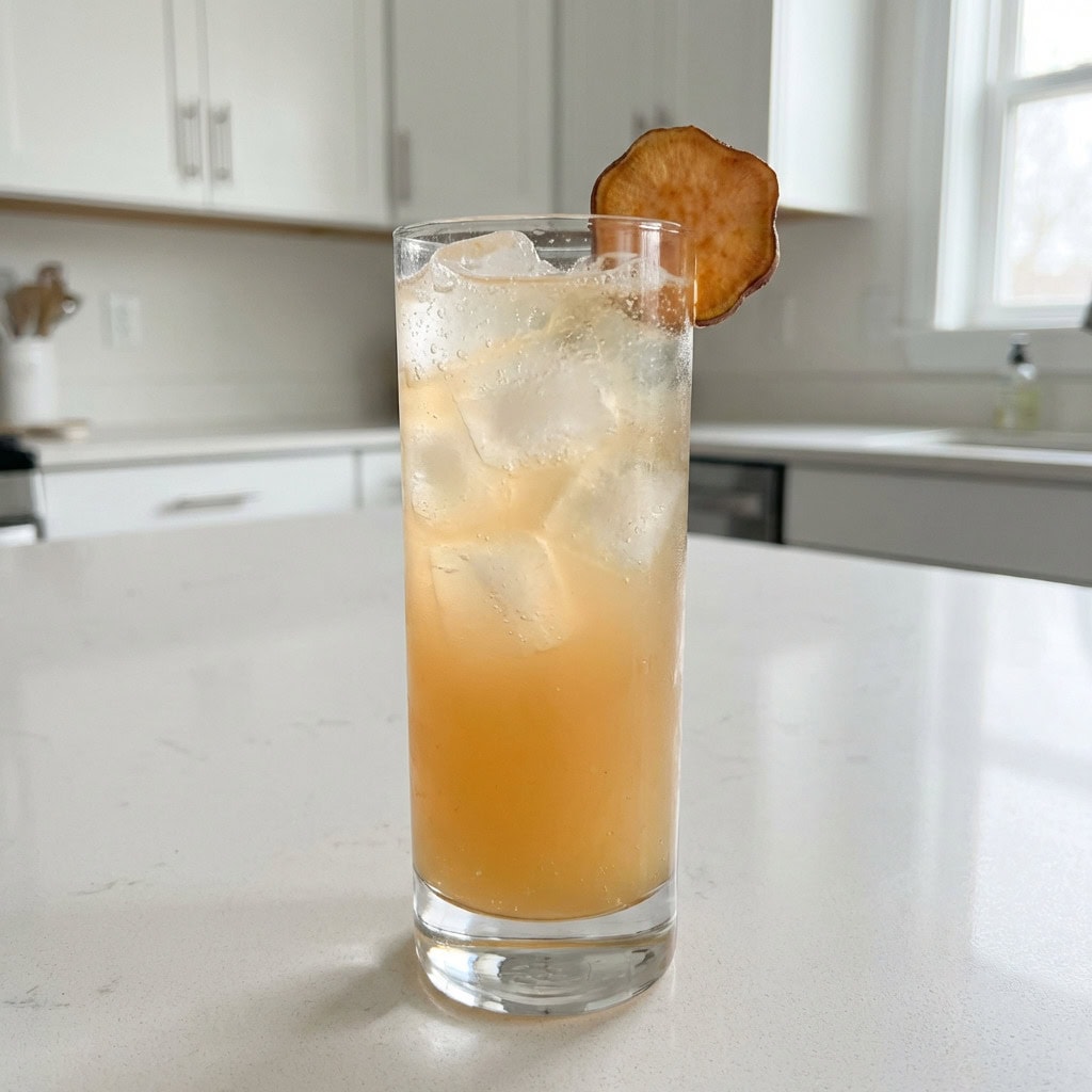 Sweet Potato Vodka Collins Cocktail Recipe