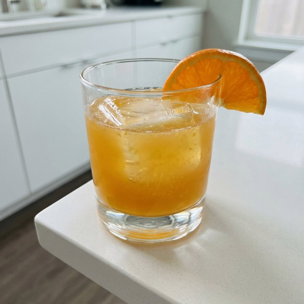 Tangerine Whiskey Sour Cocktail Recipe