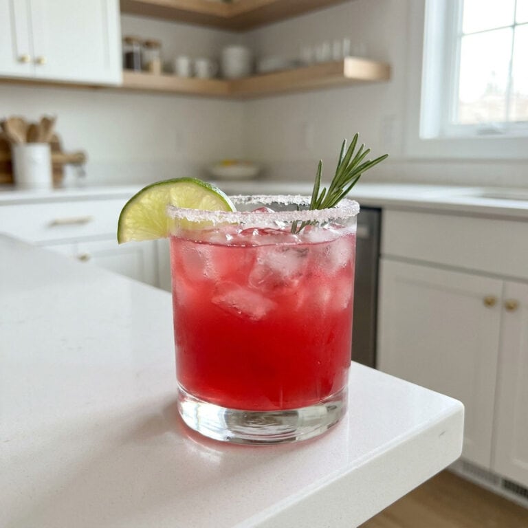 Tequila Cranberry Margarita Cocktail Recipe