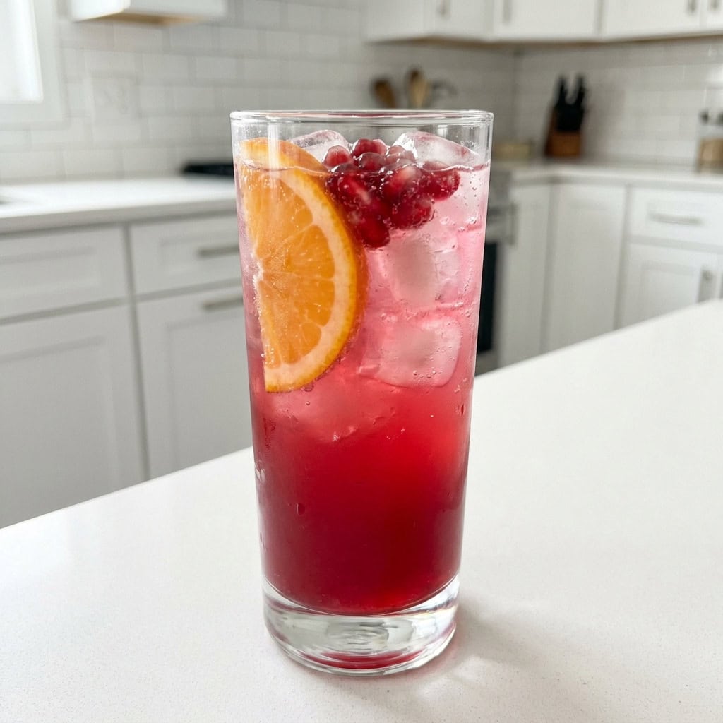 Tequila Pomegranate Fizz Cocktail Recipe