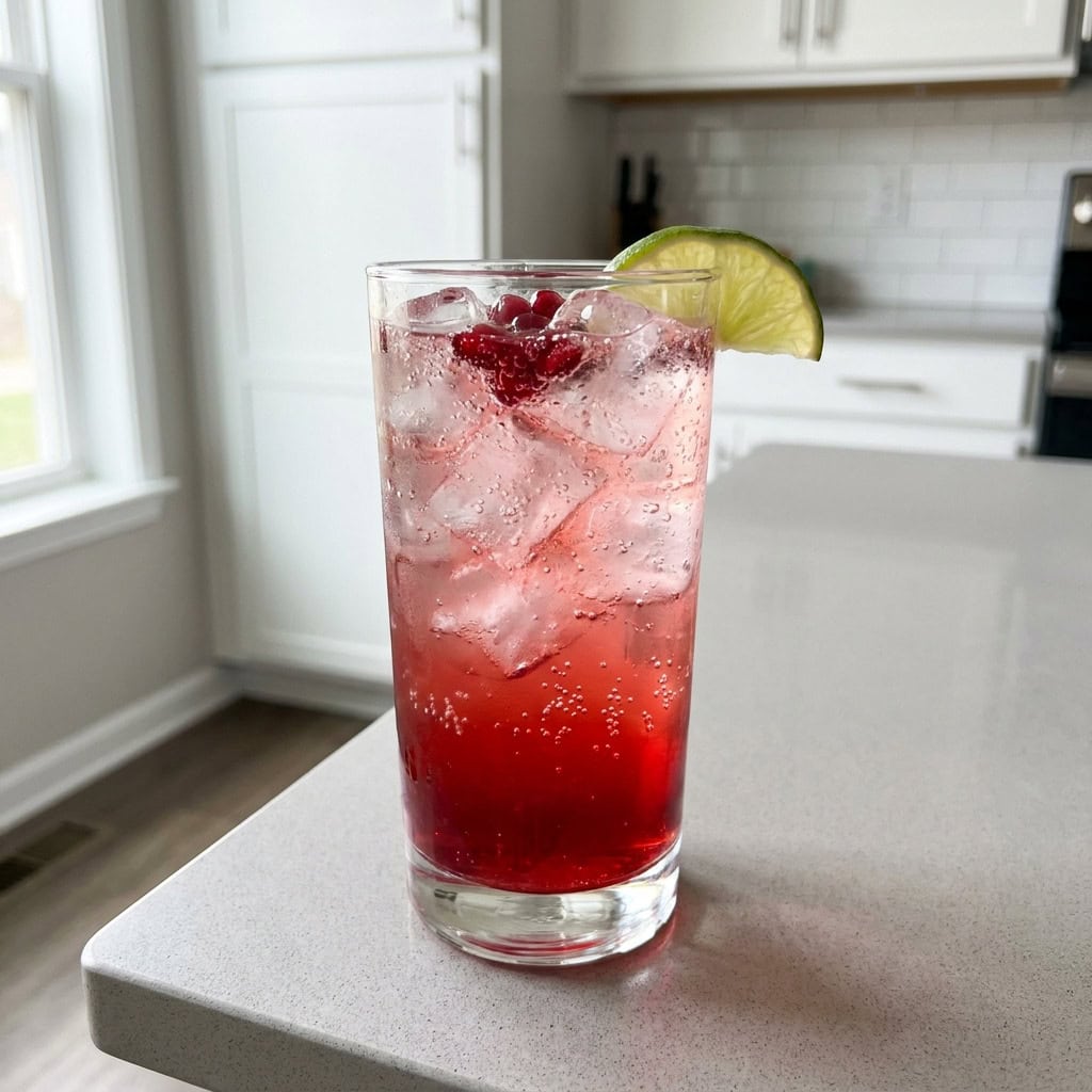 Tito’s Pomegranate Fizz Cocktail Recipe