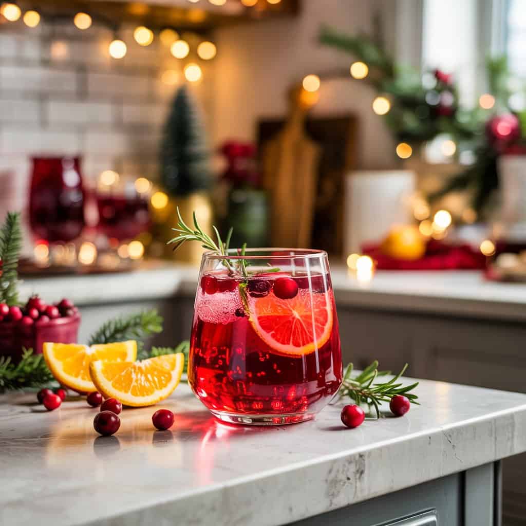 Tito’s Sparkling Cranberry Punch Cocktail Recipe