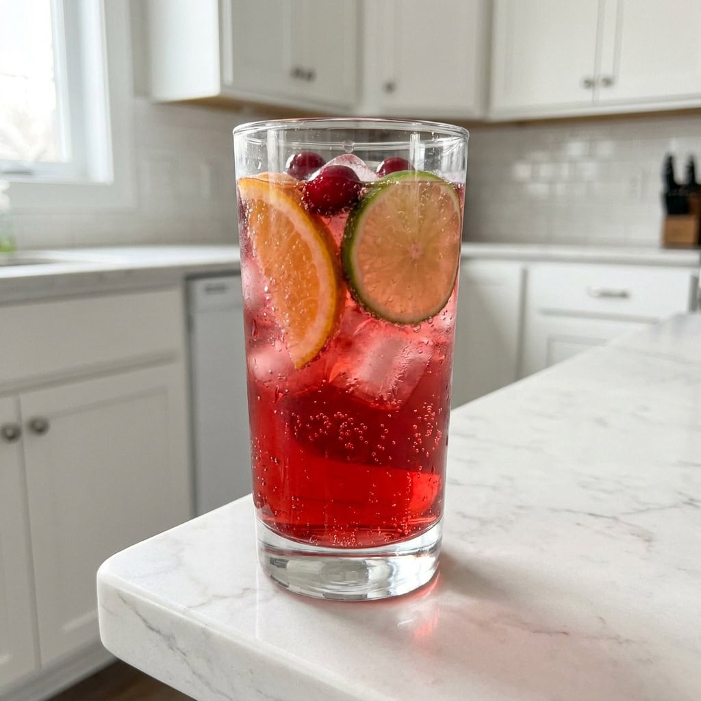 Tito’s Sparkling Cranberry Punch Cocktail Recipe