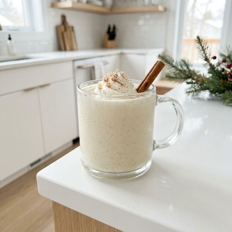 Vanilla Bean Eggnog Cocktail Recipe
