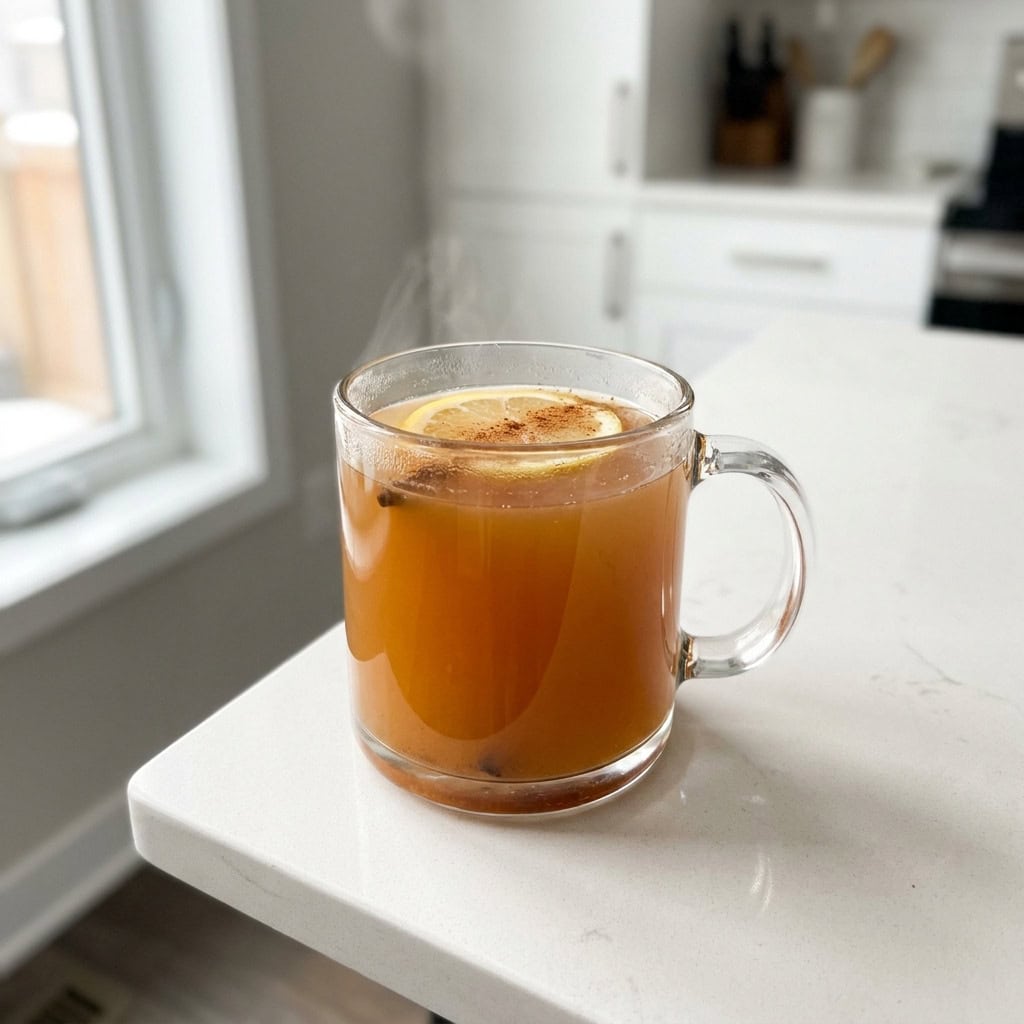 Warm Apple Toddy Mocktail Recipe