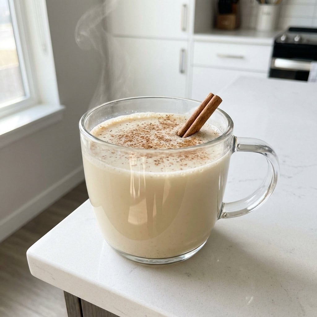 Warm Vanilla Milk with Nutmeg Mocktail Recipe