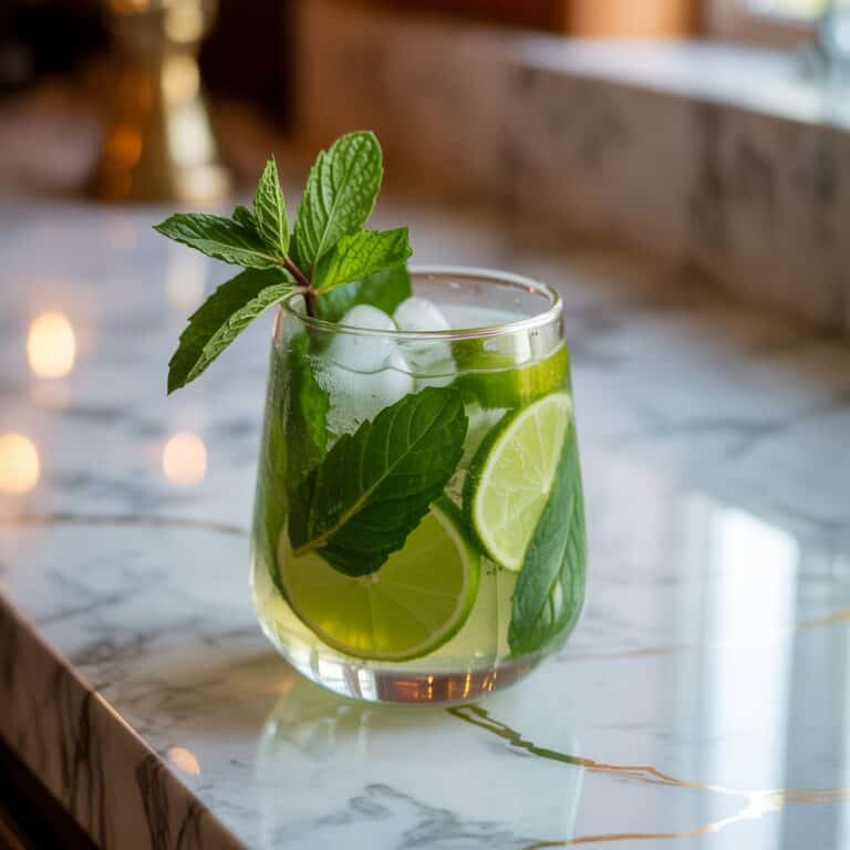 Peppermint Mojito Cocktail Recipe