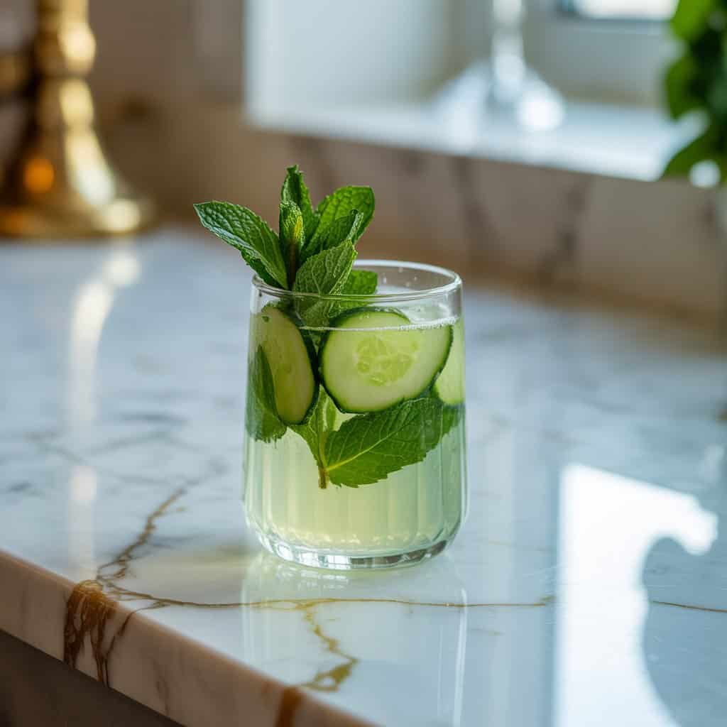 Cucumber Mint Gimlet Cocktail Recipe