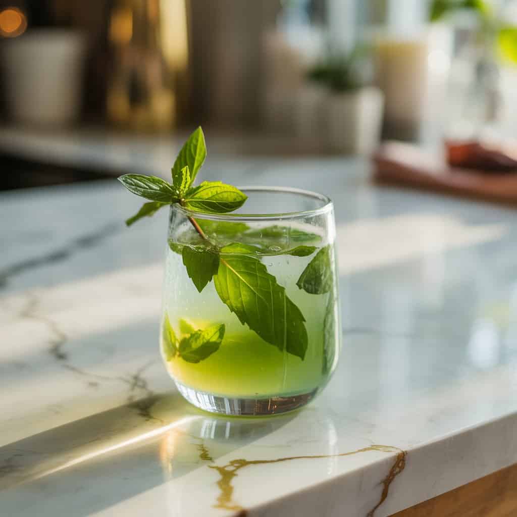 Mint Basil Smash Cocktail Recipe