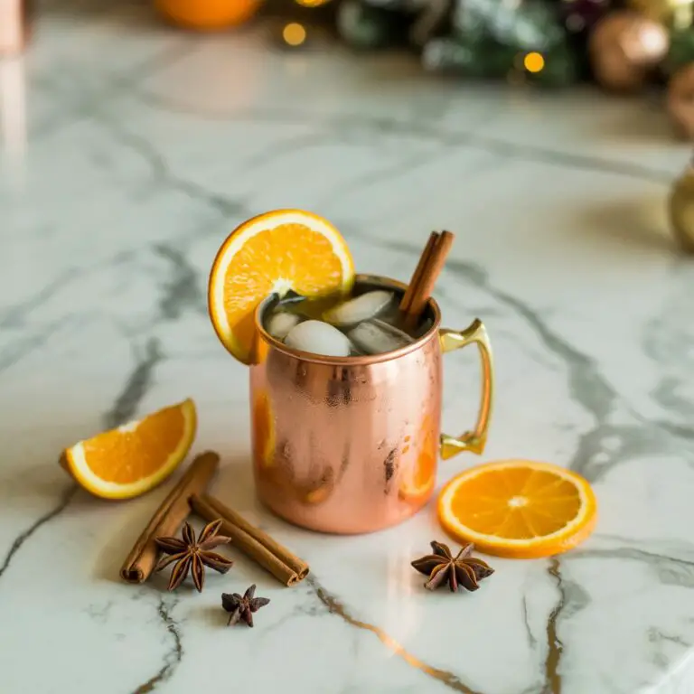 Spiced Orange Mule Cocktail Recipe