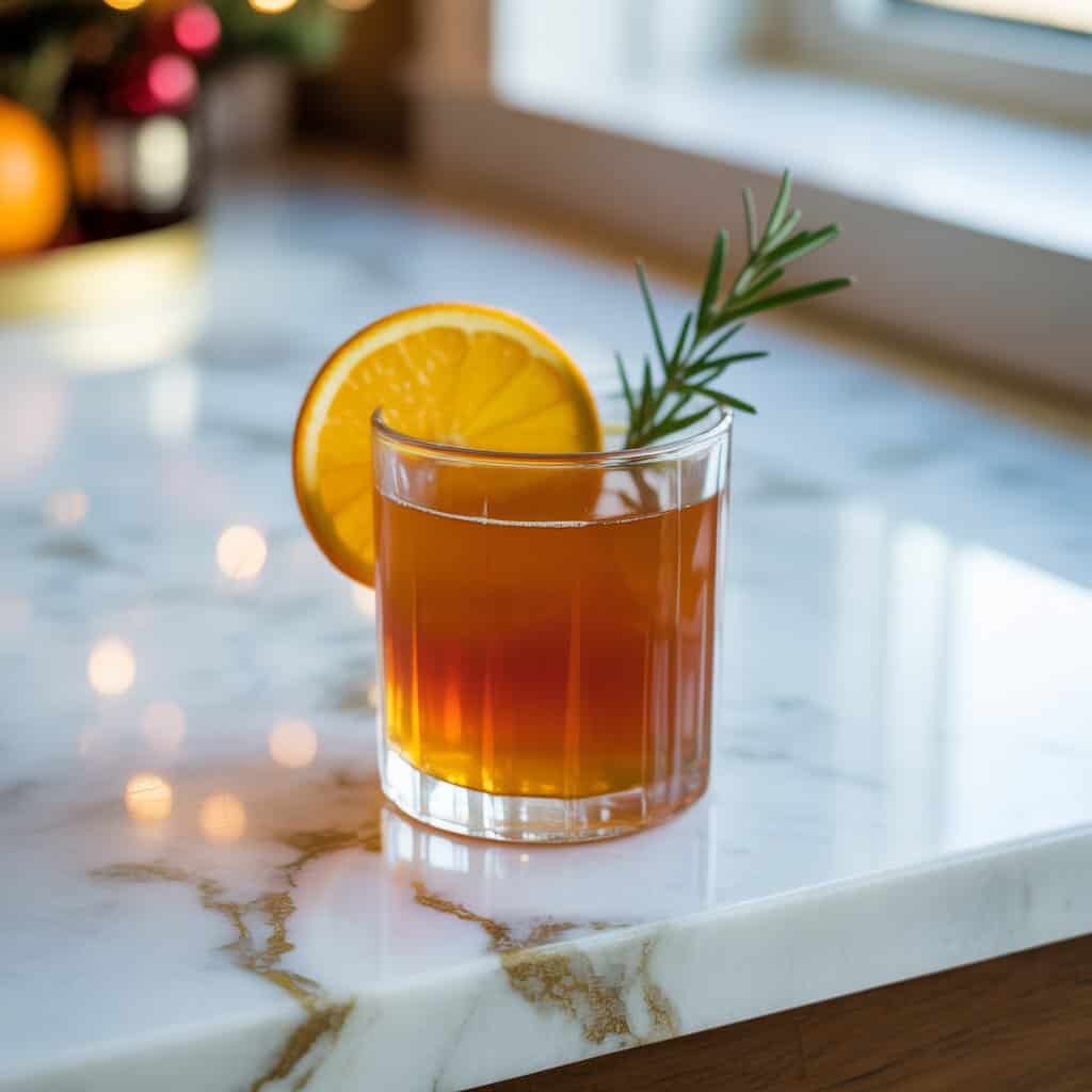Orange Maple Bourbon Smash Cocktail Recipe