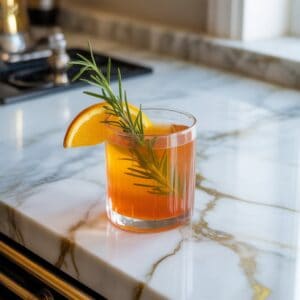 Orange Rosemary Collins Cocktail Recipe