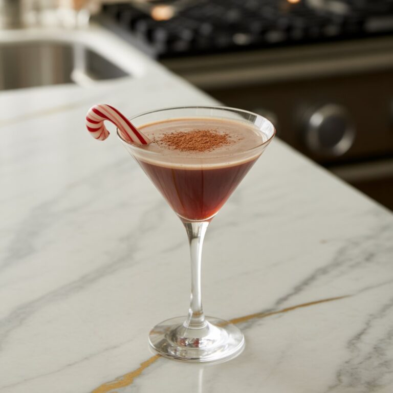 Peppermint Mocha Martini Cocktail Recipe