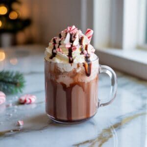 Frozen Peppermint Hot Chocolate Cocktail Recipe