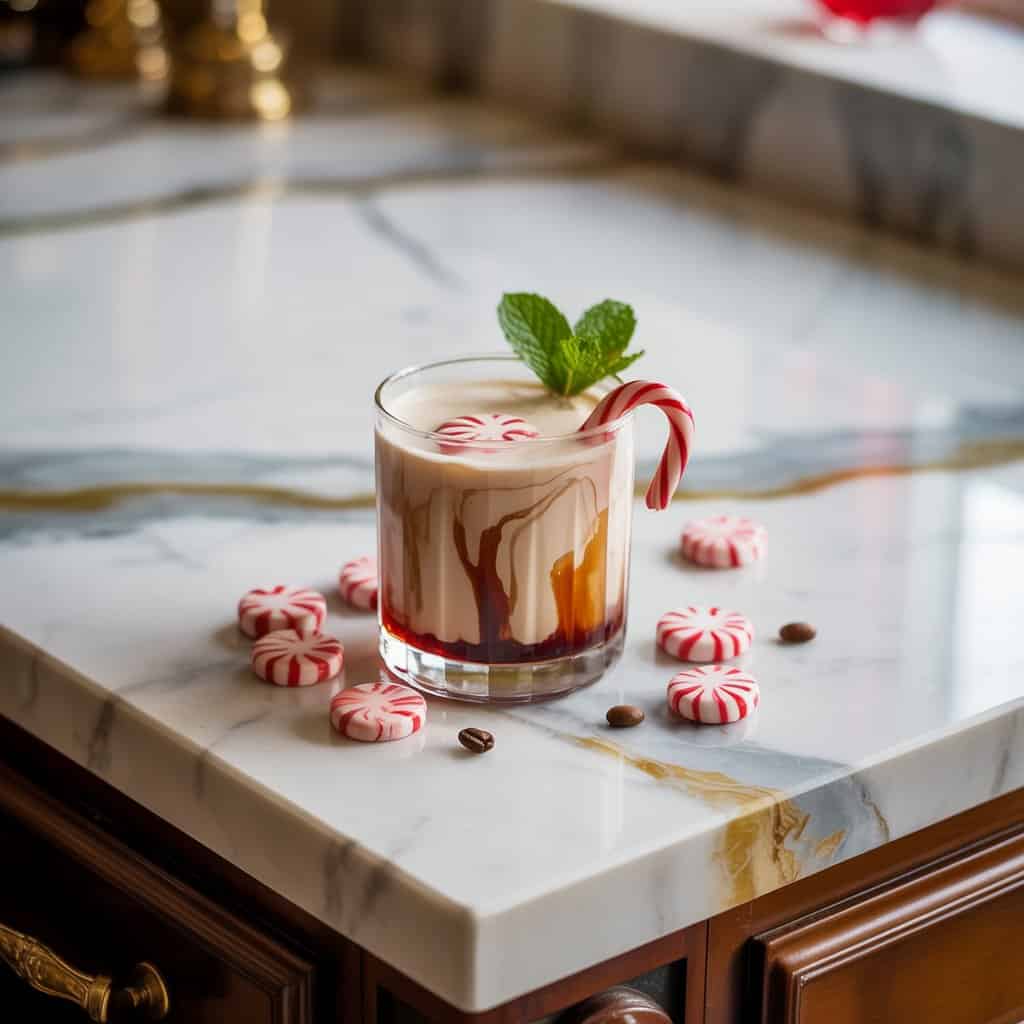 Peppermint White Russian Cocktail Recipe