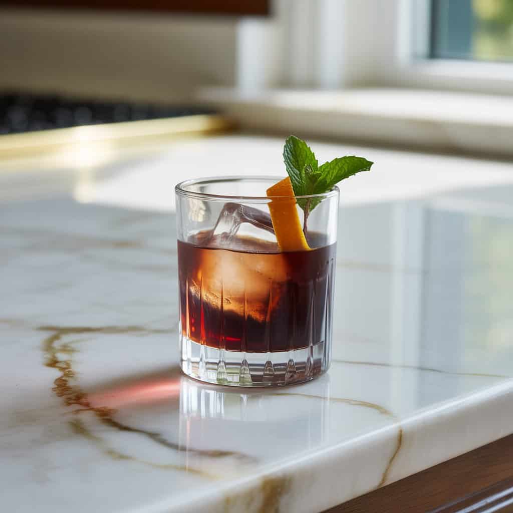 Chocolate Peppermint Old Fashioned Cocktail Recipe