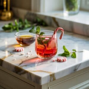 Peppermint Rum Punch Cocktail Recipe