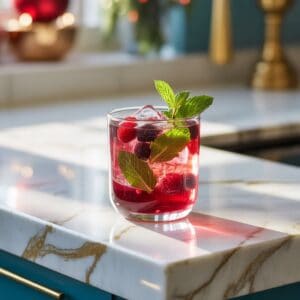 Festive Pimms Berry Smash Cocktail Recipe