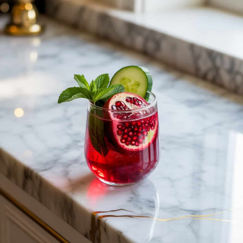 Pimms Pomegranate Sparkler Cocktail Recipe