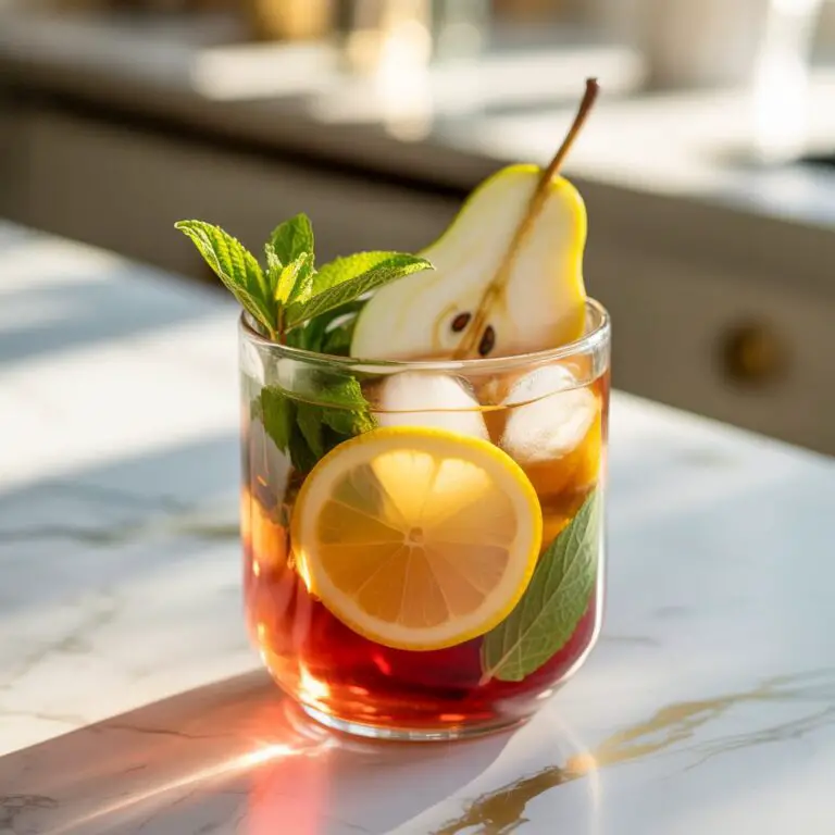 Pimms and Pear Punch Cocktail Recipe